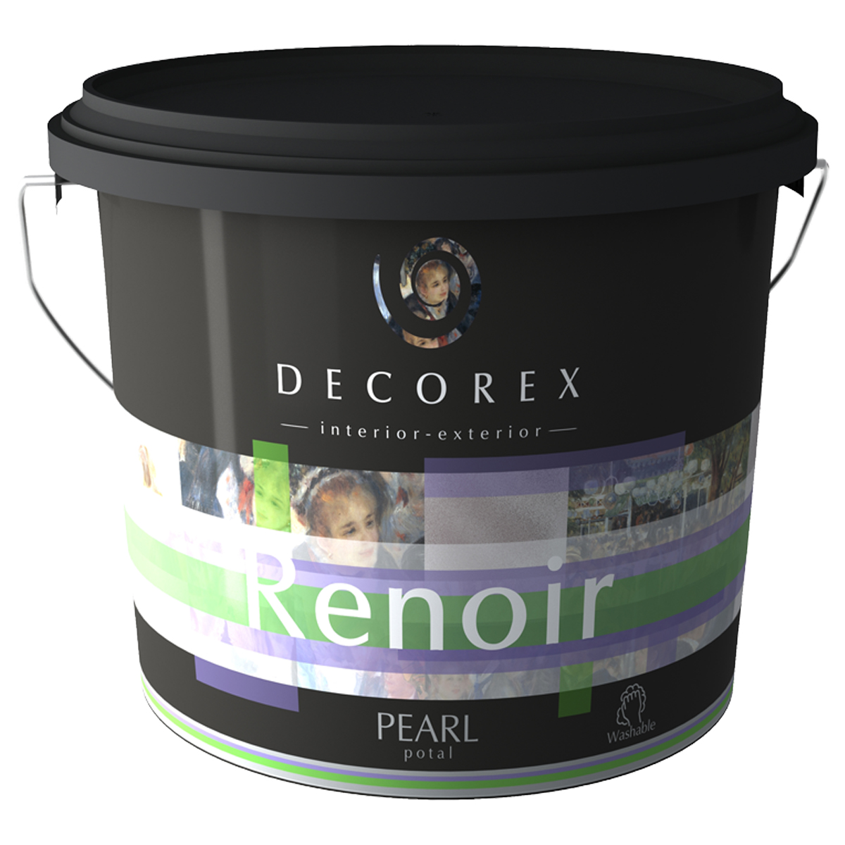 Эмаль акриловая Decorex Renoir NEW 5 кг перламутровая/1316