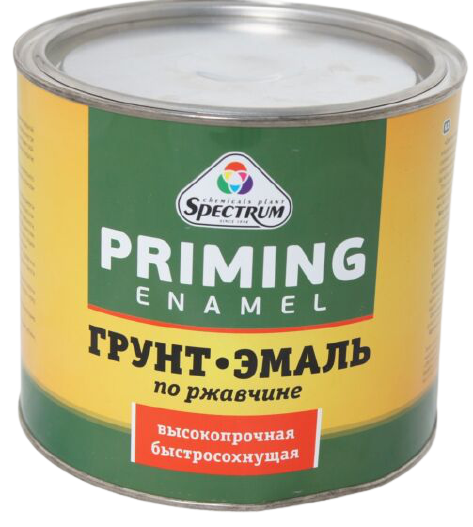 Грунт-эмаль по ржавчине 1,8 кг серый Спектр Оренбург/1975