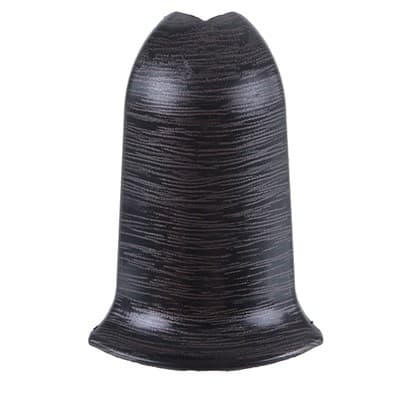 Угол наружный для плинтуса Идеал 302 Венге черный/6972