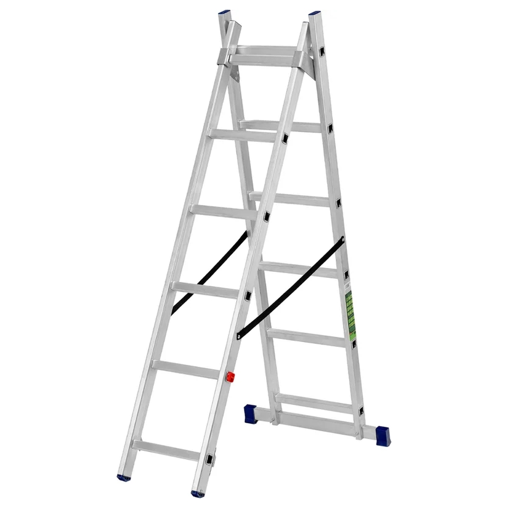 Лестница алюминиевая 2 секц. 2х6 ступеней /97906 Сибртех