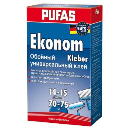 Клей обойный PUFAS универсальный Эконом 500 гр /1843/6870