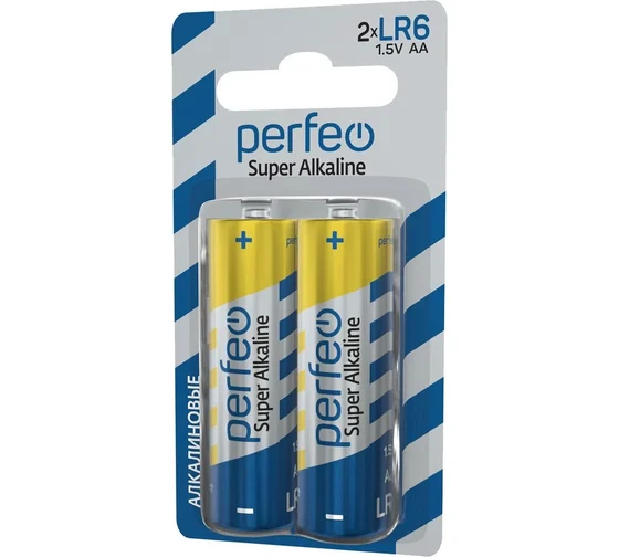 Батарейки PERFECT LR6 AA 1.5V 2шт блистер/1589
