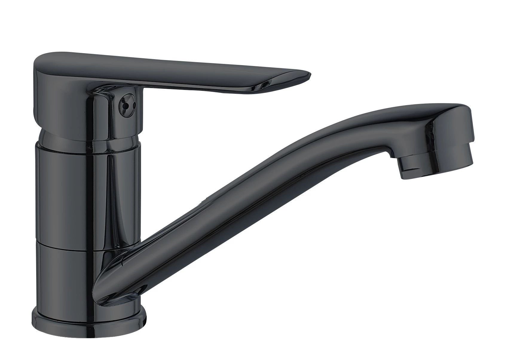 Смеситель ESKO Lagos Black для кухни излив 140мм LG 15B