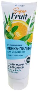 Super Fruit Очищающая пенка-пилинг