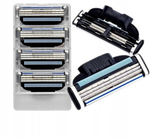 GILLETTE MACH 3 Сменные кассеты д/бритья 4 шт