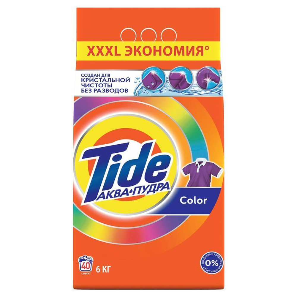 Порошок стиральный TIDE АВТОМАТ 6 кг COLOR 