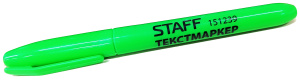 Текстовыделитель STAFF Manager ЗЕЛЕНЫЙ, линия 1-3 мм 151239