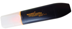 Текстовыделитель BRAUBERG BLACK JACK 1-5мм, оранж 151897