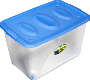 Ящик универсальный Астело 600*400*360 мм на колесиках/С666