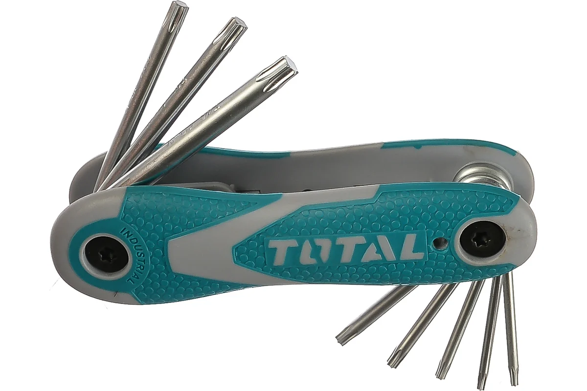Ключи имбусовые Torx 8 шт. складные (Т9-Т40) /64015