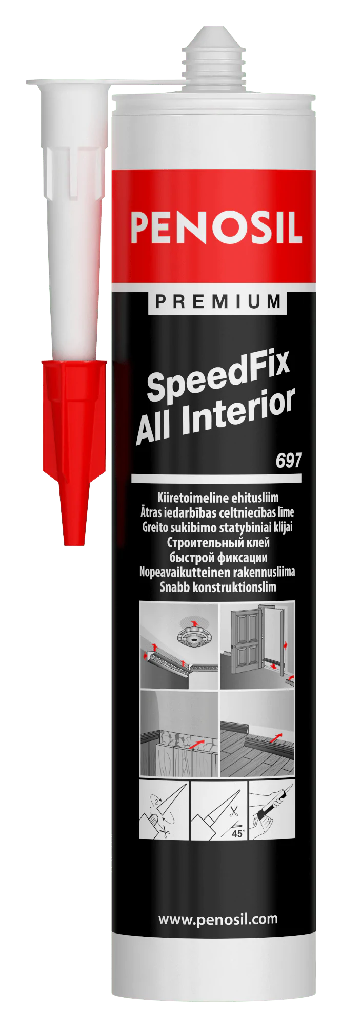 Клей герметик PENOSIL Styrofix 615, 280мл/3469/999-732