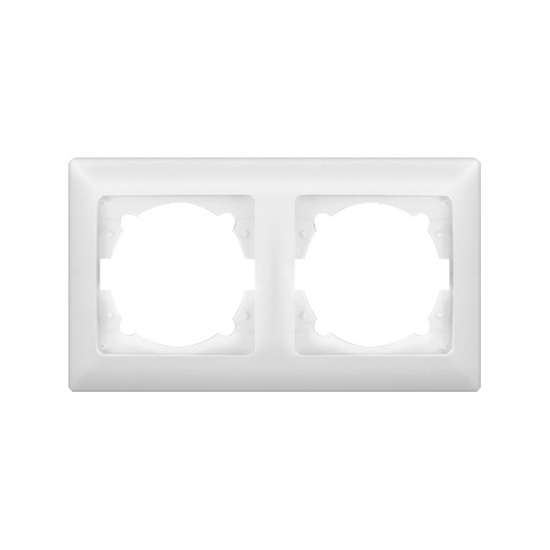 Рамка ANURA 2-ная горизонтальная белая /АЕ01150