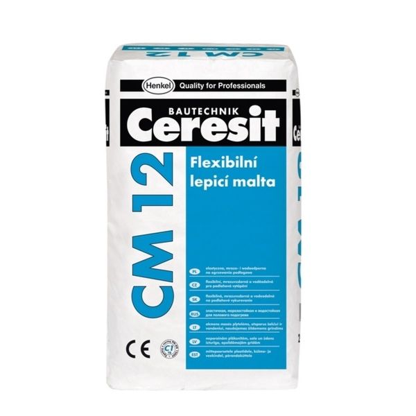 Клей СМ-12 Ceresit, 25 кг плиточный на цементной основе /0283