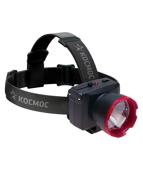 Фонарь налобный аккум H1W LED 2 реж. КОСМОС/407409