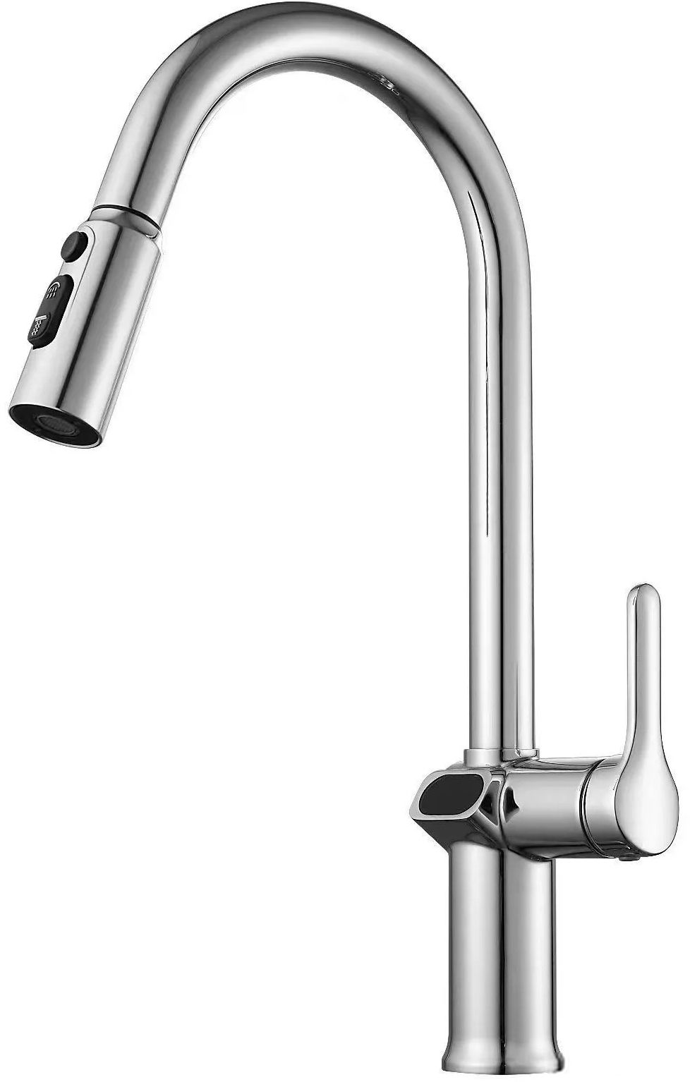 Смеситель ESKO для кухни вытяжной с дисплеем K15 LED