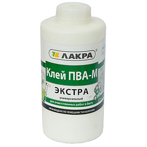Клей ПВА-М "Экстра"  универсальный, 0,250 кг ЛАКРА /11733