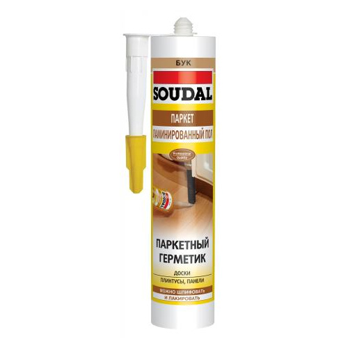 Герметик паркетный акриловый Soudal сосна 280 мл /3483