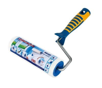 Валик ПРОФИ 240 мм д. 8 мм, велюр белый 2х ручка АКОР /3206/22448824