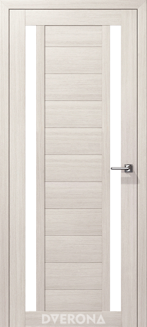 ДЦ 600 ПВХ Гамма 2 Снежная лиственница (экошпон) (21х7) Черное стекло 014-047