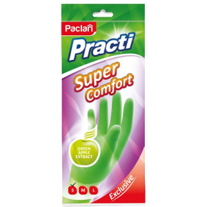 Paclan Practi перчатки Super c ароматом яблока S