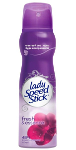 Дезодорант Lady Speed Stick (спрей) ФрэшЭссенс Черная орхидея 150мл.