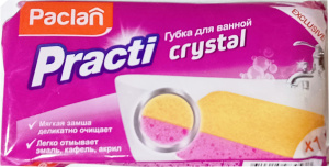 Губка Paclan Practi для ванной Crystal, 1шт