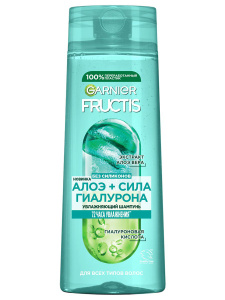 Шампунь Garnier Fructis Алоэ+Сила гиалурона 400мл.