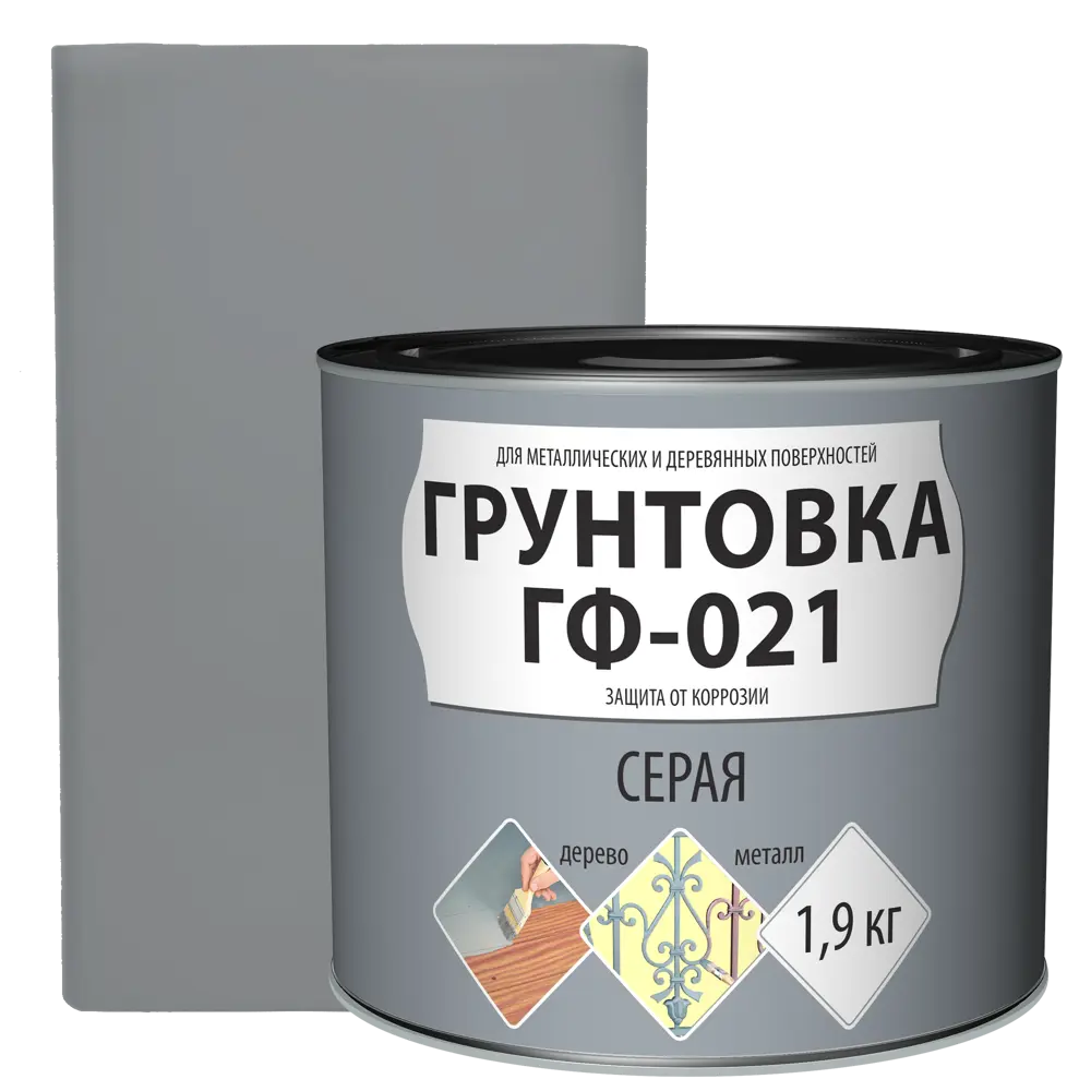 Грунтовка ГФ-021 УЛЬТРА 4 кг серая/0719