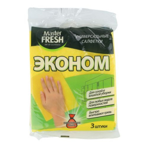 Салфетка Master Fresh для уборки Эконом 3шт