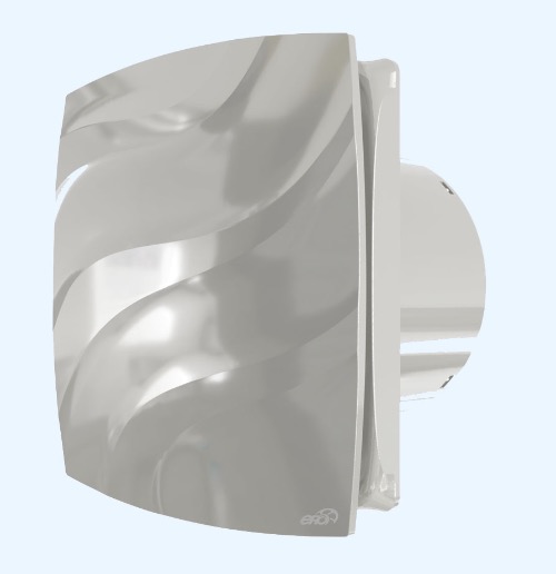 Вентилятор накладной WAVE D100 обратный клапан Gray/23620