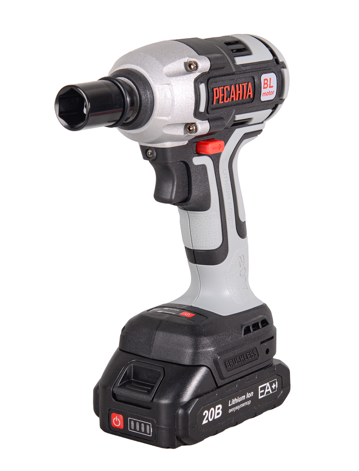 Гайковерт аккумуляторный АГ-300/20Li (в комплекте 2 АКБ и ЗУ) ЕА+ в кейсе Ресанта (С)