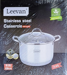 Кастрюля "LEEVAN" .8 л