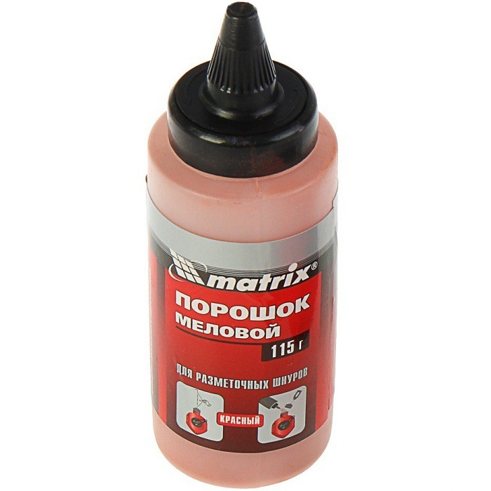 Порошок меловой красный 115 г для размет. /MATRIX 84858