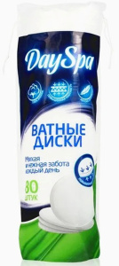 Ватные диски DAY SPA 80 шт/9129