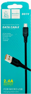 Кабель USB 2,4 А /D01V-D02L/T