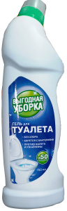 Гель для чистки туалета "Выгодная уборка" 750мл/6362
