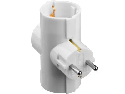 Разветвитель STAYER MAXElectro 3гн 16А /55093-3