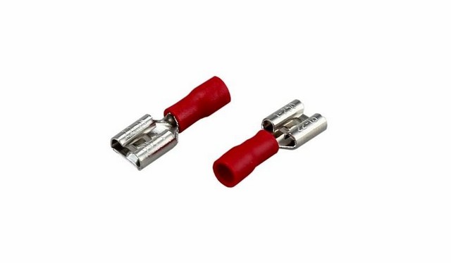 Клемма плоская изолированная гнездо 5,6мм 0,5-1,5мм2 REXANT/08-0412