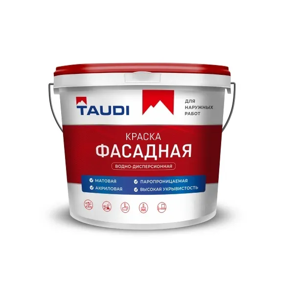Краска водоэмульсионная TAUDI Интерьерная 7кг /168425