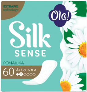 OLA! Silk Sense DAILY DEO Зеленый чай Прокладки ежедневные 60шт.