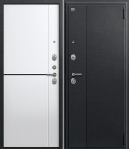 Дверь А-01, Х-16 Черный сатин-Капучино 3Д 960*2050мм ЛЕВАЯ/11358