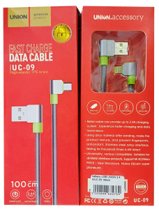 Кабель USB UNION 2.4 А/UC-09 100cm