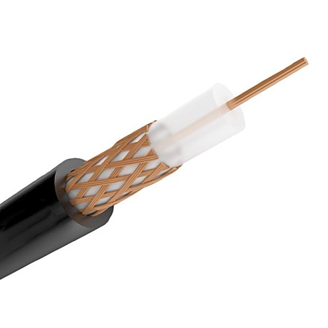 Кабель коаксильный F660BV 100 м, белый Tehnoplast РК-75