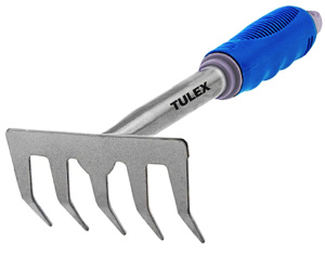 Грабли TULEX 001240  5 зубьев, двухкомпонентная рукоятка