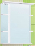 Шкаф зеркальный Vako "Волна 600 свет" прав./10094/19770