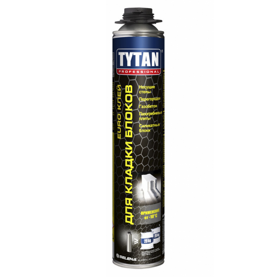Клей для кладки газобетона TYTAN EURO 870мл серый /3199