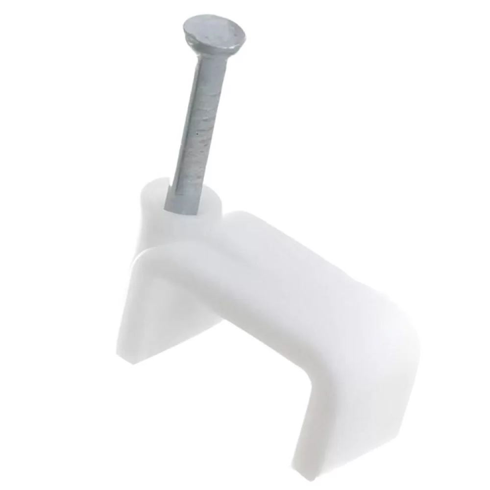 Скоба крепежная плоская 8мм пластик(100шт уп.) USK21-08-100/146419