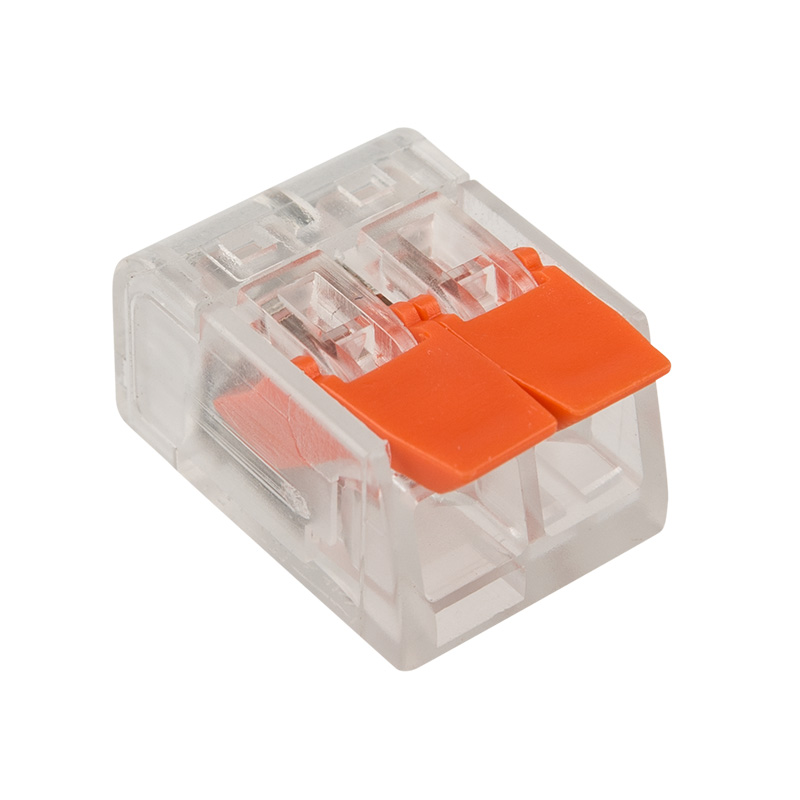 Клемма универсальная компактная СМК 221-412 2-проводная до 4,0мм2 REXANT 07-5202