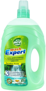 WashExpert гель для стирки 3in1 + кондиционер 4300 мл PARADISE FRESH