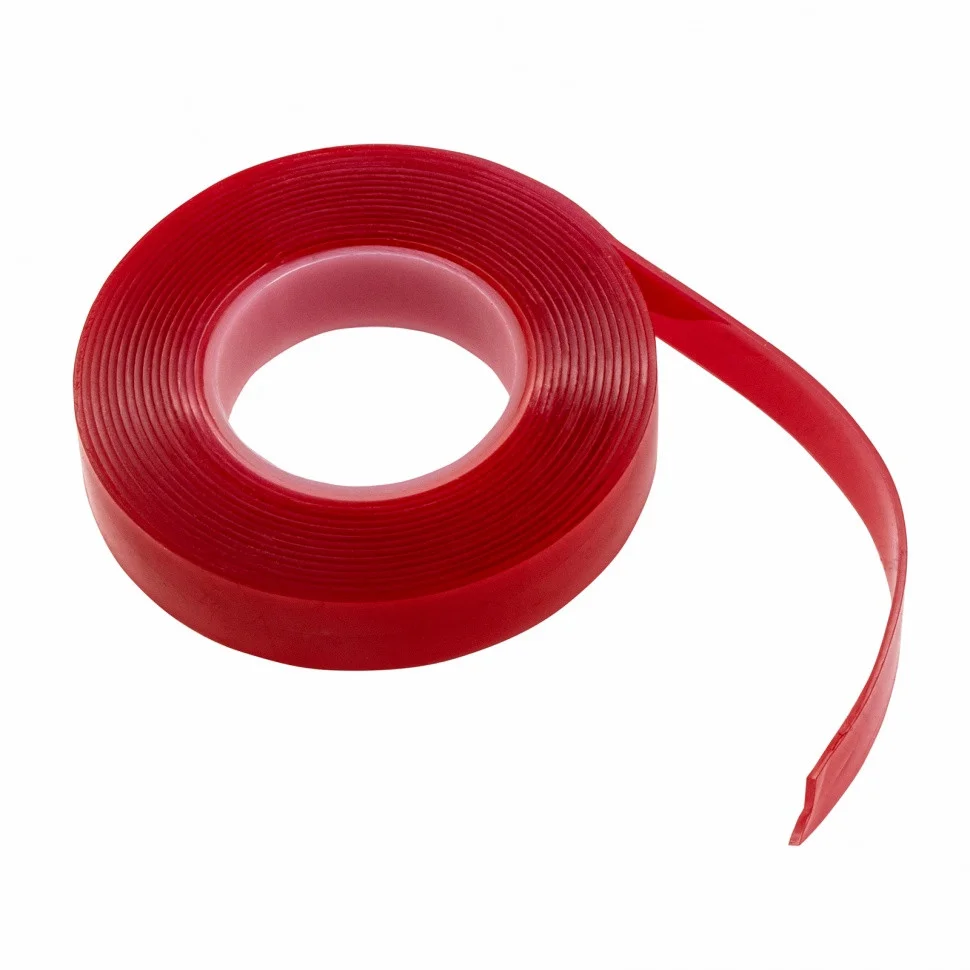 Лента клейкая на вспененной основе двухсторонняя прозрачная 15мм*3м MATRIX/89078